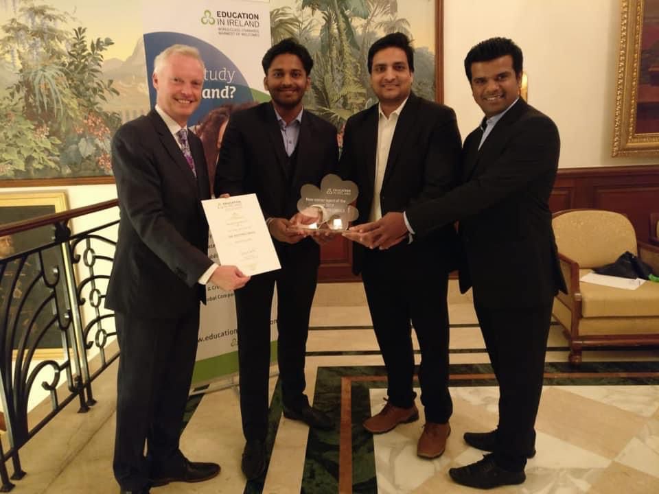 Enterprise Ireland Endorsed Agent award presented to The Mentors Circle by the Irish Minister for Education, 2018