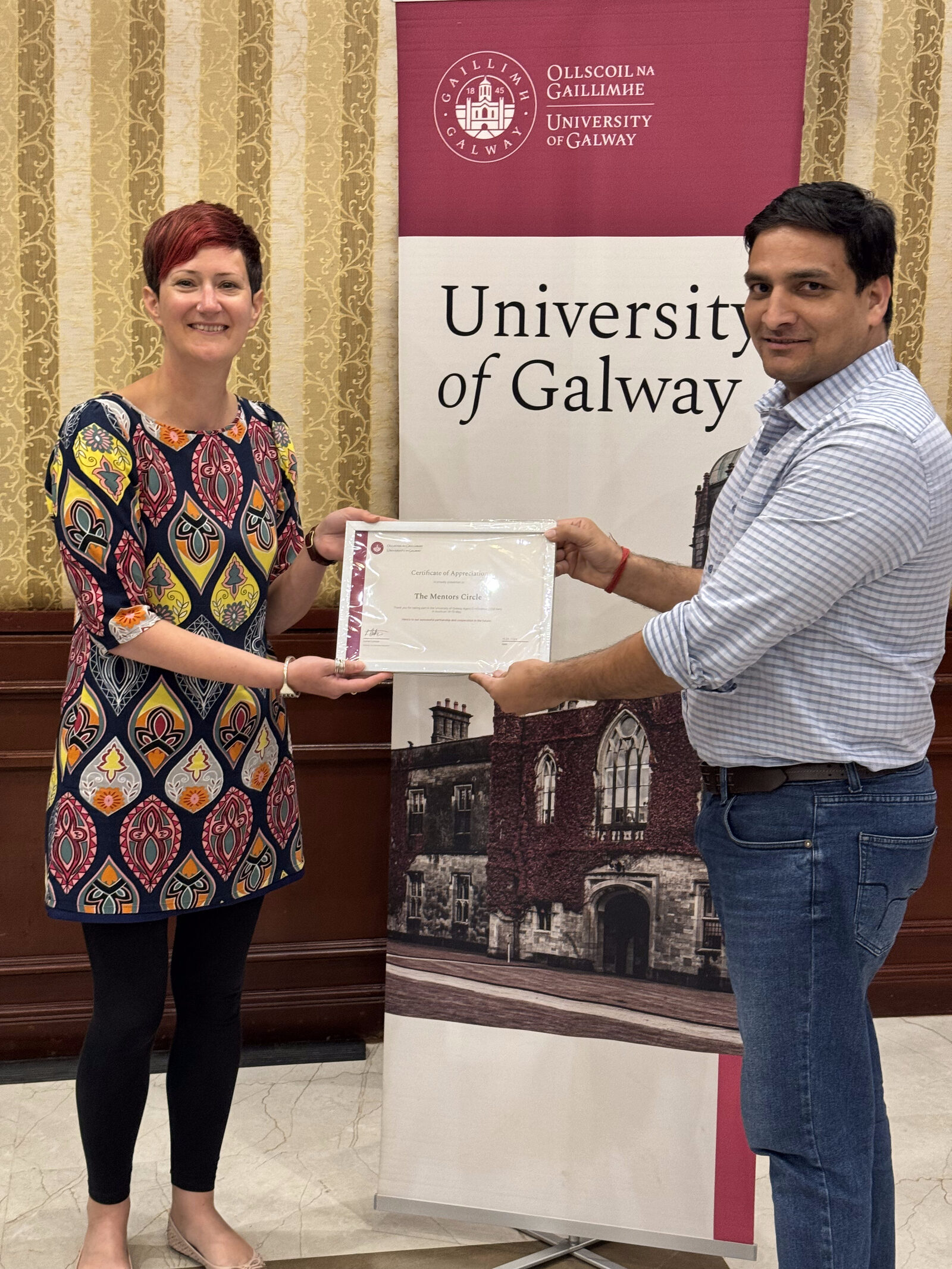 University of Galway recognition for The Mentors Circle, 2024