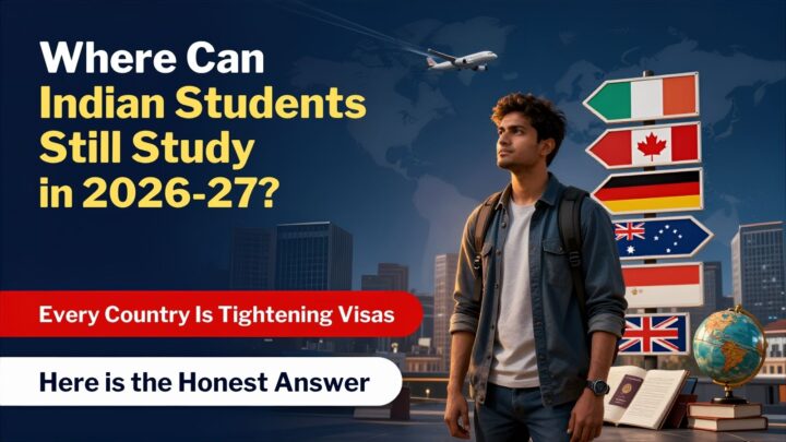 Where Can Indian Students Still Study in 2026–27? Every Country Is Tightening Visas — Here’s the Honest Answer