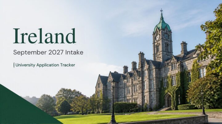 Ireland September 2027 Intake: Which Universities Are Open (Live Tracker)